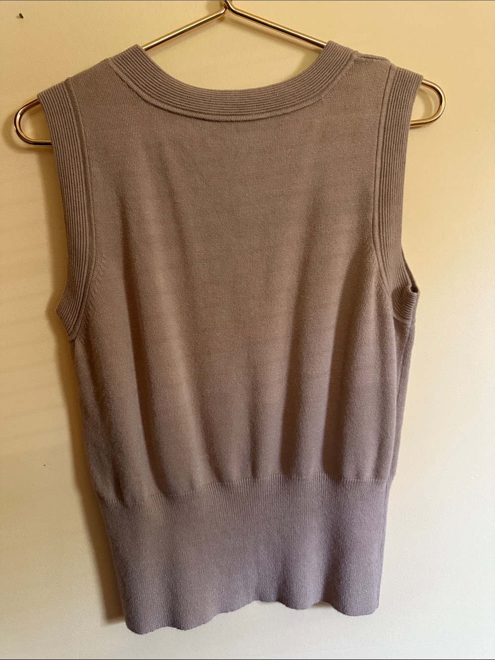 Talbots Tan Tank & Cardigan - Picture 6 of 11